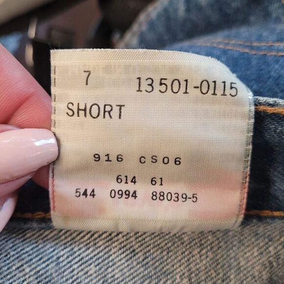 RARE Vintage 90s Levi's 501 XX Women's Jeans High Rise Tapered Leg Dark Wash 30' - Picture 6 of 8